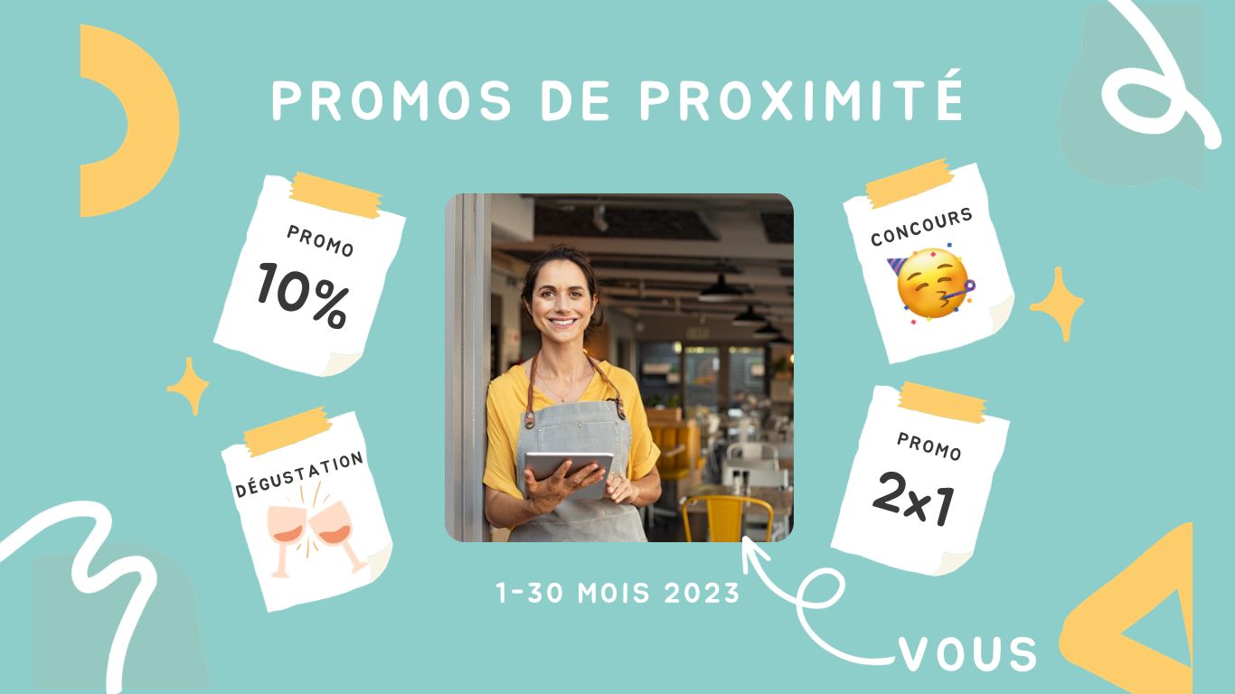 Promotions des commerçants de quartier